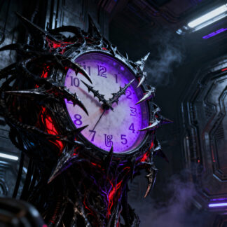 Horloge Nether Obsidienne